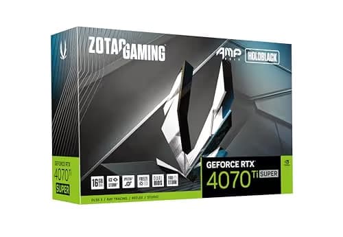 Zotac GeForce RTX 4070 Ti SUPER GAMING AMP Holo 16GB GDDR6X Black image