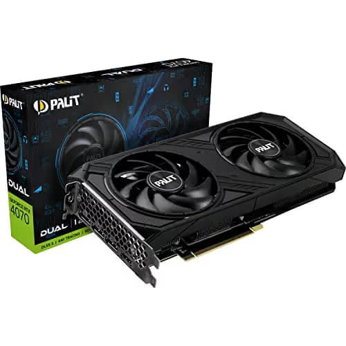 Palit GeForce RTX 4070 SUPER Dual 12GB GDDR6X Black image