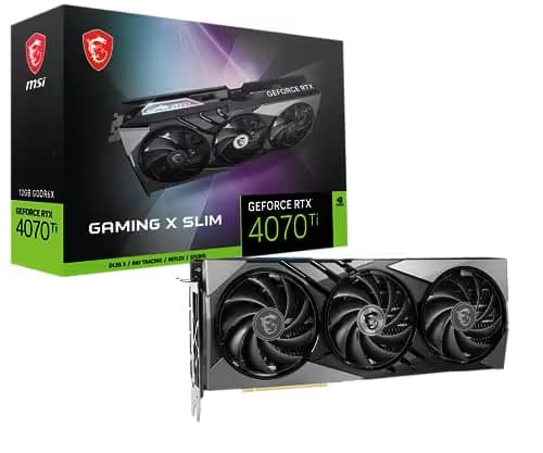 MSI GeForce RTX 4070 Ti GAMING X SLIM 12G GDDR6X main image
