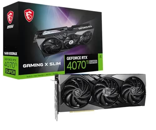 MSI GAMING X SLIM GeForce RTX 4070 Ti SUPER 16GB GDDR6X White / Silver main image