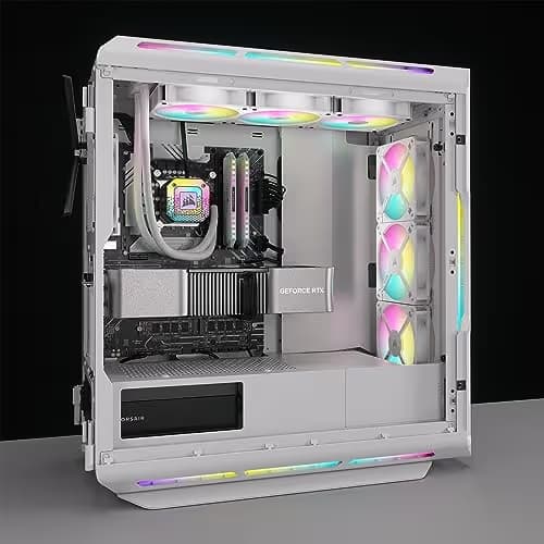 Corsair iCUE AR120 120mm Digital RGB PWM 59 CFM White 3-Pack image