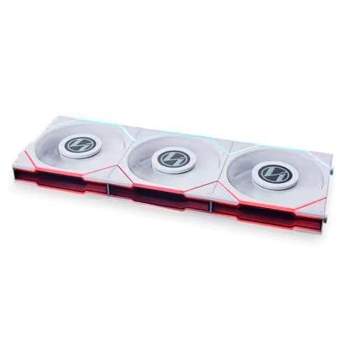 Lian Li UNI FAN TL LCD ARGB 120mm White  PWM Pack of 3 image