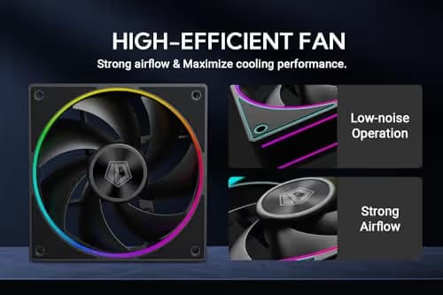 ID-COOLING AF-127-ARGB-K 120mm Black PWM image