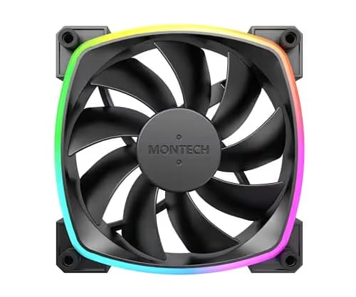 Montech AX120 120mm Black Addressable RGB PWM image