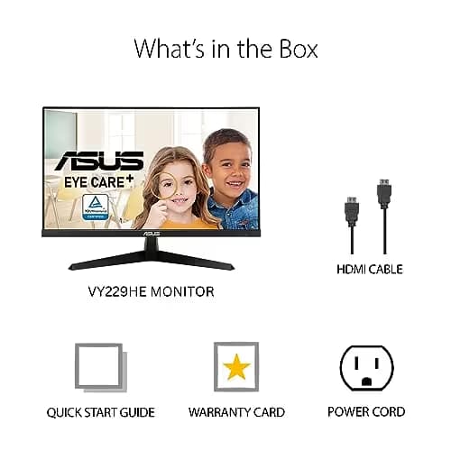 Asus VY229HE 21.4" 1080p 75Hz IPS Monitor image