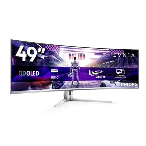 Philips Evnia 49M2C8900 48.9" 5120x1440 240Hz QD-OLED Curved Monitor main image