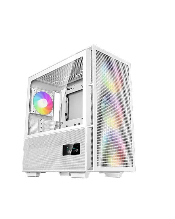 Deepcool CH560 DIGITAL ATX Mid Tower White Tempered Glass main image