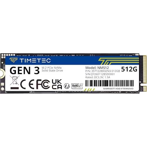 Timetec 35TTFP6PCIE 512GB M.2 SSD PCIe 3.0 NVMe image