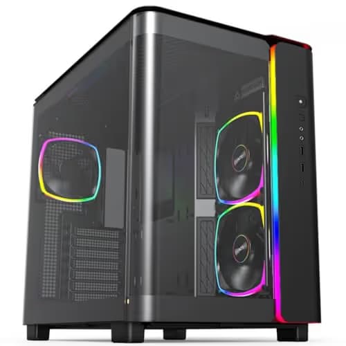 Montech KING 95 PRO ATX Mid Tower Black Tempered Glass Side Panel image