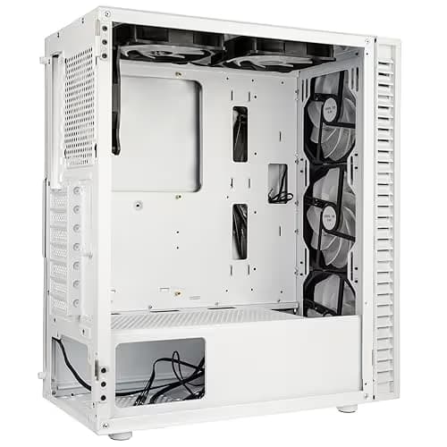 KOLINK Observatory HF Mesh ARGB ATX Mid Tower White Tempered Glass image