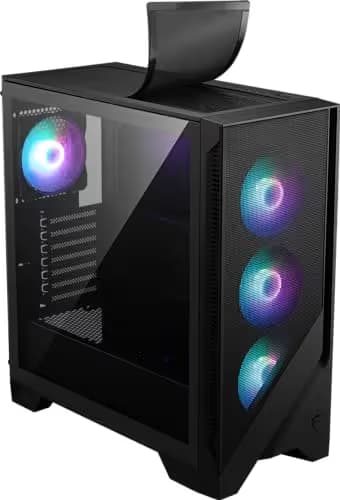 MSI MAG FORGE 320R AIRFLOW ATX Mid Tower Black Tempered Glass main image