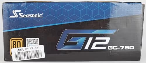 SeaSonic G12 GC Black / Blue 750W Non-Modular 80+ Gold image