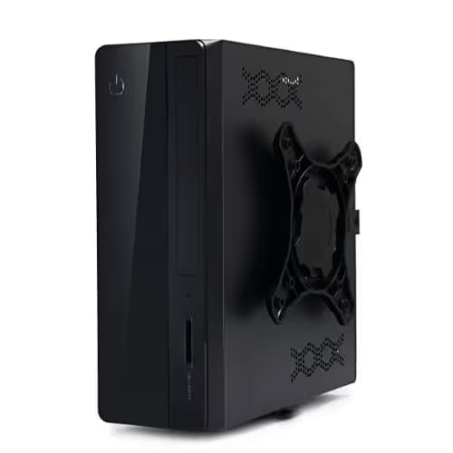 CiT MTX-007B Mini-ITX Desktop Black with 180W Power Supply image