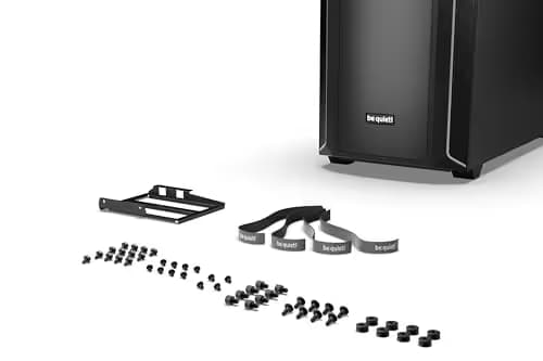 be quiet! Shadow Base 800 DX ATX Mid Tower Black with Tempered Glass Side Panel and USB 3.2 Gen 2 Type-C USB 3.2 Gen 1 Type-A image
