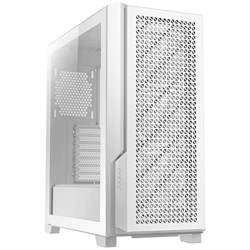 Antec P20C ATX Mid Tower White with Tempered Glass Side Panel and USB 3.2 Gen 2 Type-C, USB 3.2 Gen 1 Type-A main image