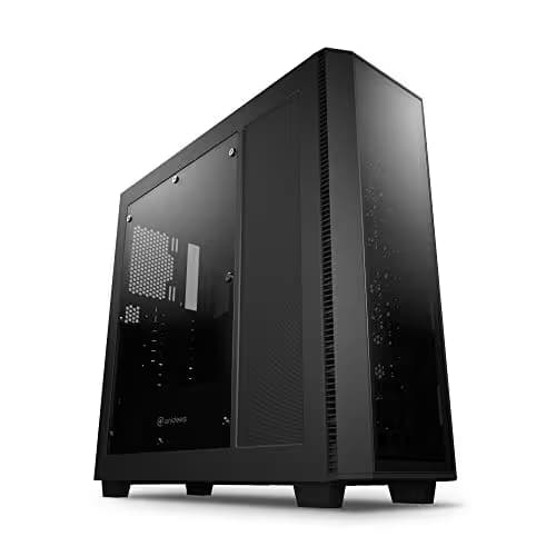 Anidees AI CRYSTAL XL PRO LITE ATX Full Tower Black Tempered Glass image