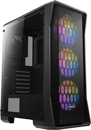 Antec NX360 ATX Mid Tower Black with Tempered Glass Side Panel and USB 3.2 Gen 1 Type-A, USB 2.0 Type-A main image