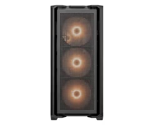 Cougar MX600 RGB ATX Full Tower Black with Tempered Glass Side Panel and USB 3.2 Gen 2 Type-C, USB 3.2 Gen 1 Type-A image