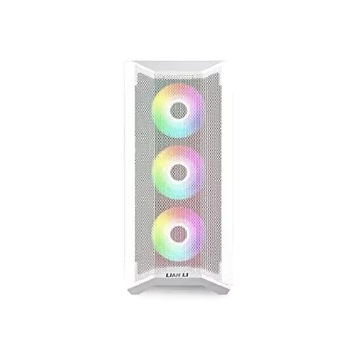 Lian Li Lancool II Mesh ATX Mid Tower White Tempered Glass Side Panel image