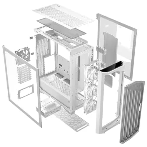 Antec Performance 1 FT ATX Full Tower White Tempered Glass image