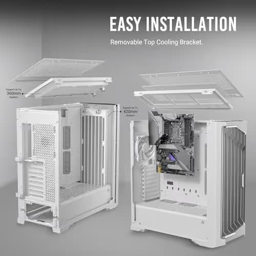 Antec Performance 1 FT ATX Full Tower White Tempered Glass image