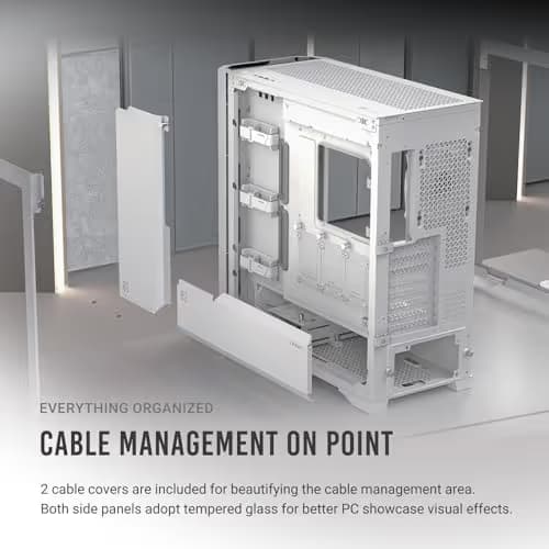 Antec Performance 1 FT ATX Full Tower White Tempered Glass image