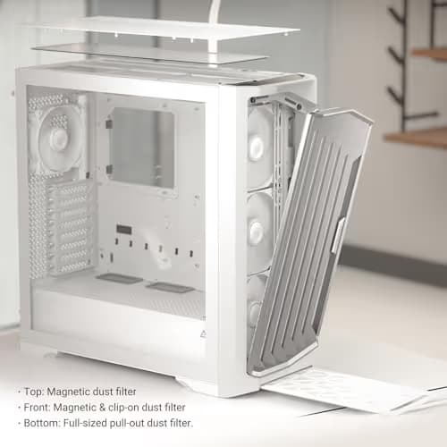 Antec Performance 1 FT ATX Full Tower White Tempered Glass image