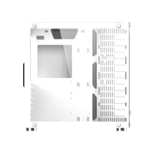Xigmatek Aquarius Plus Arctic ATX Mid Tower White Tempered Glass Side Panel image