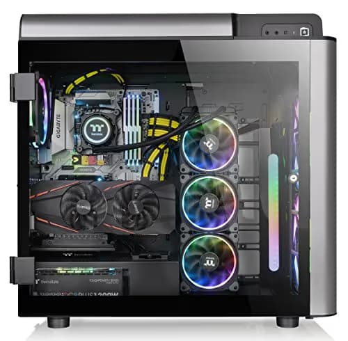 Thermaltake Level 20 GT RGB Plus ATX Full Tower Black / Silver Tempered Glass Side Panel image