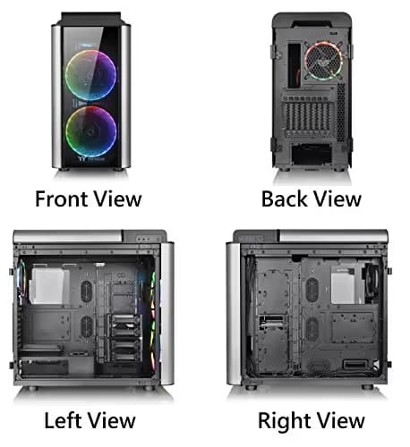 Thermaltake Level 20 GT RGB Plus ATX Full Tower Black / Silver Tempered Glass Side Panel image