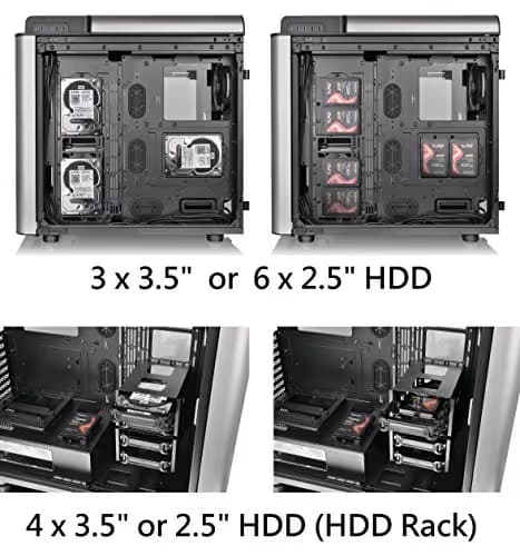 Thermaltake Level 20 GT RGB Plus ATX Full Tower Black / Silver Tempered Glass Side Panel image