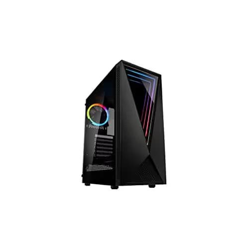 KOLINK VOID RGB ATX Mid Tower Black with Tempered Glass Side Panel and USB 3.2 Gen 1 Type-A / USB 2.0 Type-A image