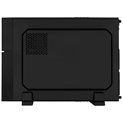 Aerocool Playa ATX Mid Tower Black Tempered Glass Side Panel, USB 3.2 Gen 1 Type-A Front Panel image