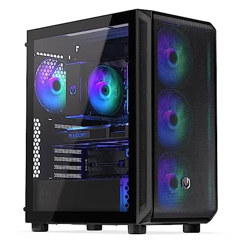 ENDORFY ARX 500 ARGB ATX Mid Tower Black Tempered Glass Side Panel image
