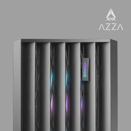 Azza Legionaire 470 ATX Mid Tower Black Mesh Side Panel image