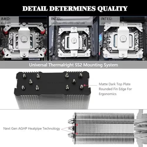 Thermalright Assassin King 120 MINI V2 Air 135mm Black / Silver image