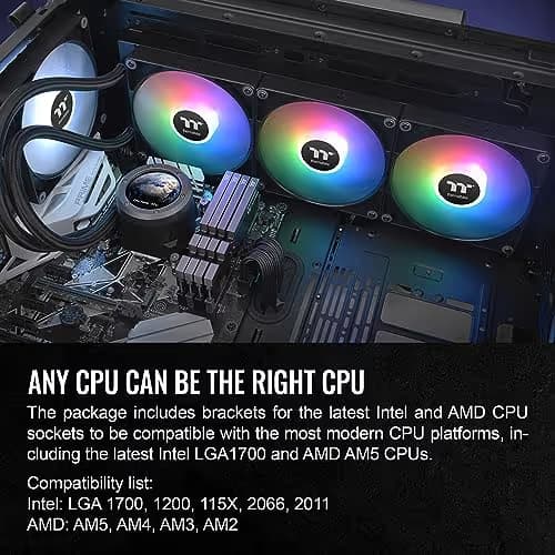 Thermaltake TH360 V2 Ultra ARGB Black image