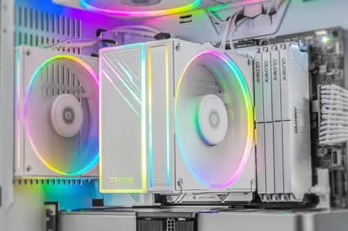 ID-COOLING FROZN A410 Air 152mm ARGB White image