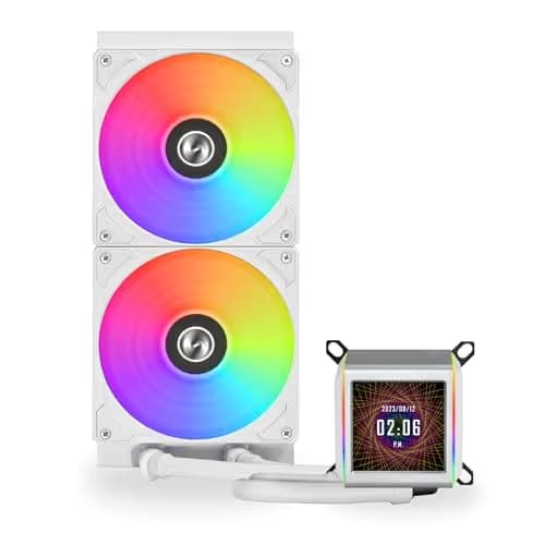Lian Li Galahad II LCD Water 280mm 89.7 CFM White main image