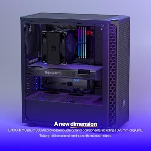 ENDORFY Signum 300 Air ATX Mid Tower Black Tempered Glass image