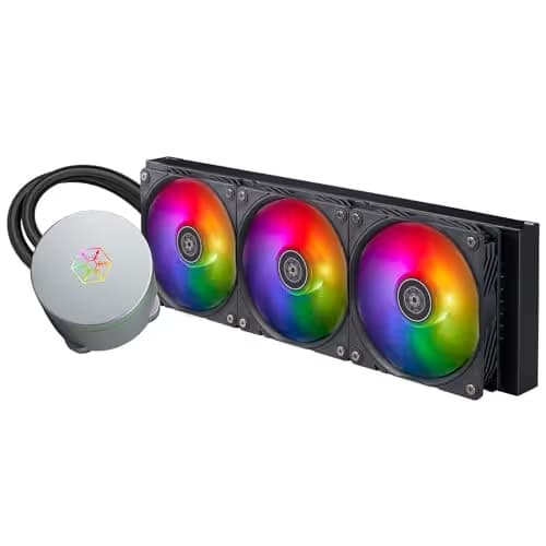 Silverstone IceMyst 360 Water 360mm 75.74 CFM Silver / Black image