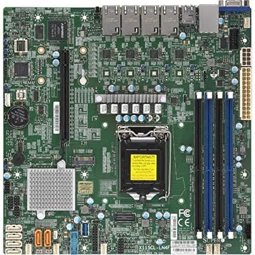 Supermicro Intel C242 X11SCL-LN4F LGA1151 DDR4 Micro ATX main image