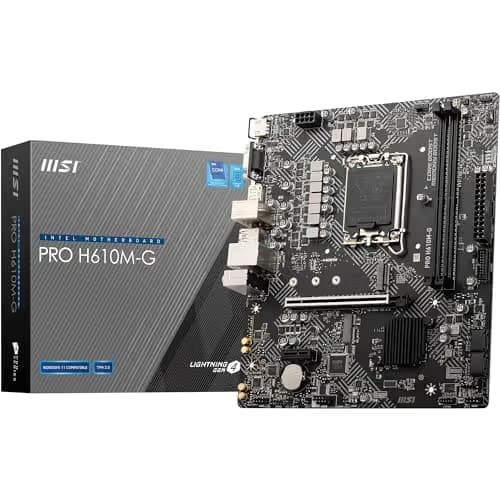 MSI H610 PRO H610M-G LGA1700 DDR5 Micro ATX image