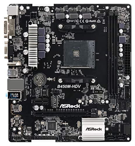 ASRock B450 M-HDV AM4 DDR4 Micro ATX main image