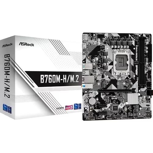 ASRock B760M-H/M.2 LGA1700 DDR5 Micro ATX image