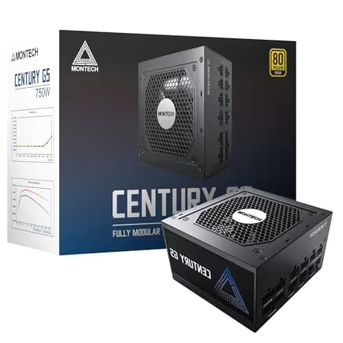 Montech CENTURY G5 Black 750W Fully Modular 80+ Gold Certified image