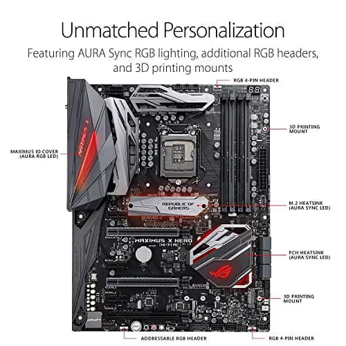 Asus ROG MAXIMUS X HERO (WI-FI AC) Z370 DDR4 ATX image