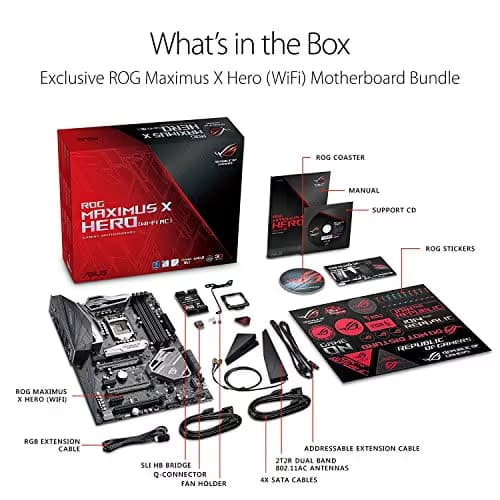 Asus ROG MAXIMUS X HERO (WI-FI AC) Z370 DDR4 ATX image