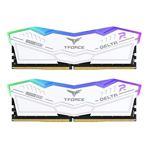 TEAMGROUP T-Force Delta RGB White DDR5-6400 CL32 32GB (2x16GB) image