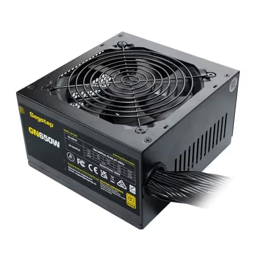Segotep GN Black ATX 650W Non-Modular 80+ Gold Certified main image